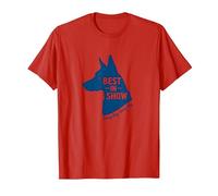 Best in Show Dog Lover Citazione Pet Celebration Maglietta, Uomo, Rosso, L