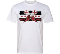 Best in The World cm Punk AEW all Elite Wrestling Style Graphic Tee T-Shirt White White