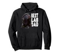 Best Lab Dad Chocolate Lab Dad The Lab Padre Brown Labrador Felpa con Cappuccio