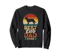 Best Lab Dad Ever, Father's Day, Labrador Retriever Daddy Felpa