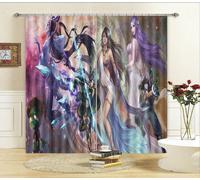Best League Of Legends 3D Tenda Bloccare Foto Stampa Tendaggio Drappo Tessuto Fi