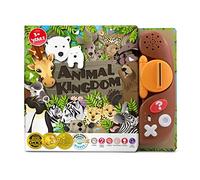 BEST LEARNING lettore libri il regno animale - Giocattolo educativo parlante per imparare a conoscere gli animali con giochi a quiz per bambini dai 3 agli 8 anni [Versione in Lingua Inglese]