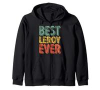 Best Leroy Ever Funny First Name Humor Festa del papà Felpa con Cappuccio