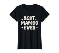 Best Mamoo Ever Floral Family Love Hearts Maglietta