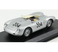 BEST MODEL 1/43 PORSCHE 550RS SPIDER MILLE MIGLIA 1957 HEINZ MODELLINO STATICO