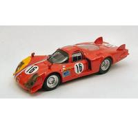 1:43 Best Alfa Romeo 33.2 Lunga Spa 1968 Prova T. Pilett #16 Be9435 Modellino