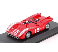 Best Model ABARTH 2000 SP N.15 41st 500 Km NURBURGRING 1970 KURT AHRENS JR. 1:43