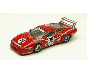 Best Model BT9299 FERRARI 512 BB N.79 ACCIDENT LM 1980 DINI-VIOLATI-MICANGELI 1: