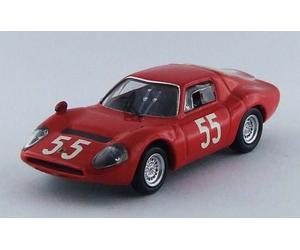 Best Model BT9559 ABARTH OT 1300 N.55 14th 1000 KM MONZA 1966 FISCHHABER-FURTMAY