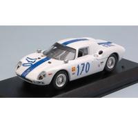 Best Model BT9676 FERRARI 250 LM N.170 ACCIDENT T.FLORIO 1966 A.W.SWANSON-R.ENNI
