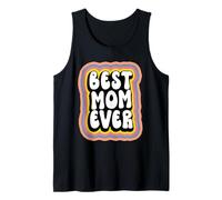Best Mom Ever Groovy Style Mommy Funny Mothers Day Canotta