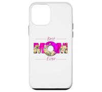 Best Mom Ever Mother's Day Pink Vibrant Roses for Mum Mother Custodia per iPhone 12 mini