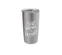 Best Mom In The World Bicchiere termico in acciaio inox doppia parete