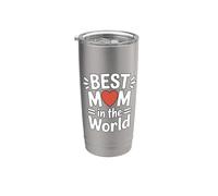 Best Mom In The World Bicchiere termico in acciaio inox doppia parete