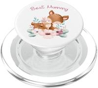 Best Mummy - Mother's Day Cute Mom & Baby Dear Watercolor PopSockets PopGrip per MagSafe