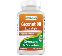 Best Naturals Extra Virgin Coconut Oil 1000 mg Softgel, 180 Count by Best Naturals