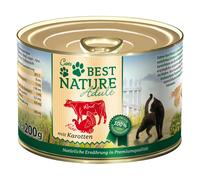 Best Nature Cat Adult 12 x 200 g Umido per gatto - Manzo, tacchino e carote