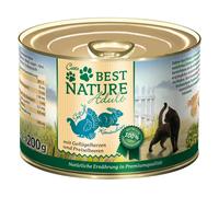 Best Nature Cat Adult 12 x 200 g Umido per gatto - Pollame e coniglio