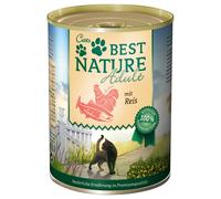 Best Nature Cat Adult 12 x 400 g Umido per gatto - Salmone, pollo e riso
