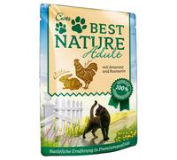 Best Nature Cat Adult 16 x 85 g Umido per gatto - Coniglio con pollo e amaranto