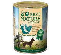 Best Nature Dog Adult 6 x 400 g Umido per cani - Selvaggina, pollo e pasta