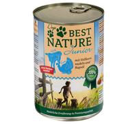 Best Nature Dog Junior 6 x 400 g Umido per cani - Vitello, tacchino e pasta