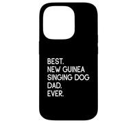 Best New Guinea Singing Dog Dad Ever Custodia per iPhone 14 Pro