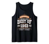 Best of 1963 Birthday Limited Edition Men Born in 1963 Canotta