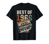 Best Of 1966, Cassetta Anni 60 Musica Retrò Compleanno Maglietta