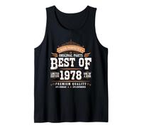Best of 1978 Birthday Limited Edition Men Born in 1978 Canotta