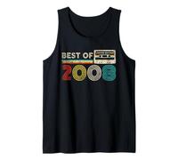 Best Of 2008 Classic Birthday 2008 Cassette Tape Vintage Canotta