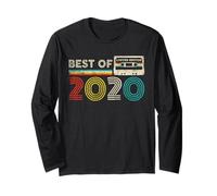 Best Of 2020 Classic Birthday 2020 Cassette Tape Vintage Maglia a Manica