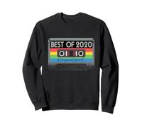 Best of 2020 Vintage Cassette Retro Compleanno Felpa