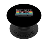 Best Of 93s 93s 93s anni 93s anni 93s anni 93s party retrò cassette PopSockets PopGrip Adesivo