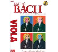Best of Bach for Viola: 12 Solo Arrangements With Cd Accompaniment: Best Of - Viola