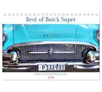 Best of Buick Super - Chrom-Juwelen der Fünfziger Jahre (Tischkalender 2026 DIN A5 quer), CALVENDO Monatskalender: Verschiedene Modelle des Buick Super in Kuba