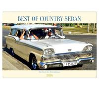 BEST OF COUNTRY SEDAN - Ein Ford der Extraklasse (Wandkalender 2026 DIN A2 quer), CALVENDO Monatskalender: Modelle des Ford Kombi der 50er Jahre in Kuba