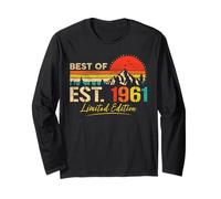 Best Of Est 1961 Limited Edition Vintage Year 1961 Birthday Maglia a Manica