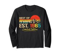 Best Of Est 1965 Limited Edition Vintage Year 1965 Birthday Maglia a Manica