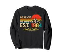 Best Of Est 1984 Limited Edition Vintage Year 1984 Birthday Felpa