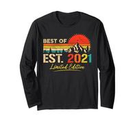 Best Of Est 2021 Limited Edition Vintage Year 2021 Birthday Maglia a Manica