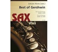 Best of Gershwin. Die Hits per quattro Saxofone (aaab o SATB) (Score e Voci)