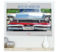 BEST OF MERCURY - US-Straßenkreuzer der 50er Jahre (hochwertiger Premium Wandkalender 2026 DIN A2 quer), Kunstdruck in Hochglanz: MERCURY-Modelle der späten 50er Jahre in Kuba