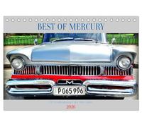 BEST OF MERCURY - US-Straßenkreuzer der 50er Jahre (Tischkalender 2026 DIN A5 quer), CALVENDO Monatskalender: MERCURY-Modelle der späten 50er Jahre in Kuba