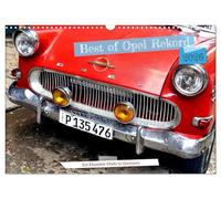 Best of Opel Rekord - Ein Klassiker Made in Germany (Wandkalender 2026 DIN A3 quer), CALVENDO Monatskalender: Der legendäre Opel P1 unterwegs in Kuba
