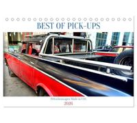 BEST OF PICK-UPS - Pritschenwagen Made in USA (Tischkalender 2026 DIN A5 quer), CALVENDO Monatskalender: Oldtimer amerikanischer Pick-ups in Kuba