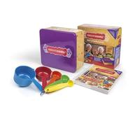 Best OF - Set di 5 bicchieri colorati in un pratico contenitore per biscotti per i propri biscotti | Le 15 ricette più popolari e 5 nuove ricette per cucinare/cuocere con i bambini