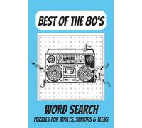 Best of the 80's Word Search Puzzle Book: Word Searches with Easy to Read Print about the Best of the 80's Decade, Retro, Nostalgic | 6x9 inches, 110 ... | Gift for Holidays, Vacation and Free Time