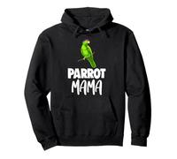 Best Parrot Mama Tee Shirt da donna Funny Pet Lovers Gifts Felpa con Cappuccio