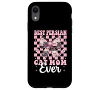 Best Persian Cat Mom Ever Mama Festa della mamma Coquette Bow Custodia per iPhone XR